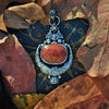 Pendant, Lunar Dew, Goldstone