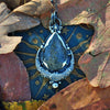 Pendant, Lunar Dew, Graphite included Quartz