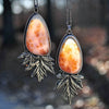 Pendant, Falling Leaves, Dendritic Agate