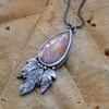 Pendant, Falling Leaves, Dendritic Agate