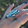 Size 8.5, Forest Floor, Forest Dweller Ring, Sterling and Fine Silver