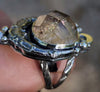 Size 7.25, Ocean Oracle, Honey Topaz
