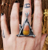 Size 9.25, Candy Corn October House, Ring
