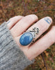 Size 8 - Trolleite, Sterling and Fine Silver and Brass Ring
