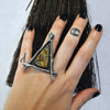 Custom Order!! Purple Labradorite, Witching Woods Ring OR Necklace, Sterling and Fine Silver