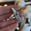 SIZE 6, The Castle is Old, Dracula, Garnet in Quartz