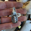 SIZE 6, The Castle is Old, Dracula, Garnet in Quartz