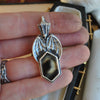 SIZE 7.25, The Coach Driver, Dracula, Garnet in Quartz