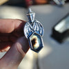 SIZE 7.25, The Coach Driver, Dracula, Garnet in Quartz