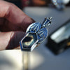 SIZE 7.25, The Coach Driver, Dracula, Garnet in Quartz