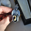 SIZE 7.25, The Coach Driver, Dracula, Garnet in Quartz