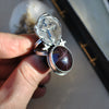 SIZE 6.5, For the Dead Travel Fast, Dracula, "Star" Cross Garnet