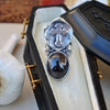 SIZE 6.5, For the Dead Travel Fast, Dracula, "Star" Cross Garnet