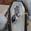 SIZE 6.5, For the Dead Travel Fast, Dracula, "Star" Cross Garnet