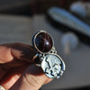 SIZE 8.25, For the Dead Travel Fast, Dracula, "Star" Cross Garnet