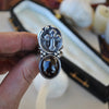 SIZE 8.25, For the Dead Travel Fast, Dracula, "Star" Cross Garnet