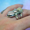 SIZE 6.5, Dreamscape, Moonstone & Morganite