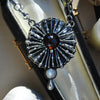 The Bloofer Lady, Pendant, Dracula, Garnet and Moonstone