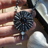The Bloofer Lady, Pendant, Dracula, Garnet and Moonstone