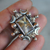 Size 6.5, Signum Solis, Star Rutile, Sterling and Fine Silver and Brass