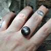 Custom Order!! 12 pointed STAR SAPPHIRE, Stargazing Oracle Ring or necklace, Sterling and Fine Silver and Brass