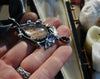 Sweet Lucy, Pendant, Dracula, Garnet in quartz and Garnet