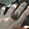 Custom Order!! SUPER SEVEN, Divination Ring, Sterling and Fine Silver and Brass