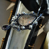 Sweet Lucy, Pendant, Dracula, Garnet in quartz and Garnet