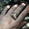 Custom Order!! Purple Labradorite, Witching Woods Ring OR Necklace, Sterling and Fine Silver