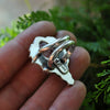 Custom Order!! SUPER SEVEN, Holy Crest Ring, Sterling and Fine Silver and Brass