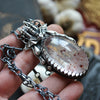 Castle Dracula, Pendant, Dracula, Garnet in quartz