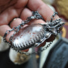 Castle Dracula, Pendant, Dracula, Garnet in quartz