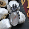 Castle Dracula, Pendant, Dracula, Garnet in quartz