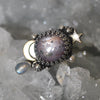 Size 6, Moon&Star Moon Drops, Star Sapphire
