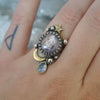 Size 6, Moon&Star Moon Drops, Star Sapphire
