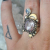 Size 6, Moon&Star Moon Drops, Star Sapphire