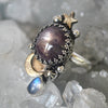 Size 9, Moon&Star Moon Drops, Star Sapphire