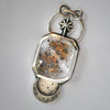 PENDANT Dreamscape, Starscape Quartz, Sterling and Fine Silver