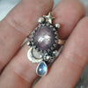 Size 9, Moon&Star Moon Drops, Star Sapphire