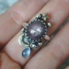 Size 9, Moon&Star Moon Drops, Star Sapphire