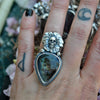Size 7, Blooming Boneyard, Labradorite