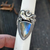 Size 8.25, Blue Flame, Superstions & Lore, Labradorite