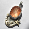 PENDANT Dreamscape, Starscape Quartz, Sterling and Fine Silver