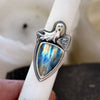 Size 7.5, Blue Flame, Superstions & Lore, Labradorite