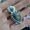 Size 7, Blooming Boneyard, Labradorite