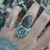 Size 6, Blooming Boneyard, Labradorite