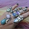 Pendant, Dreamscape, Aquamarine & Kunzite