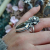 Size 6, Blooming Boneyard, Labradorite