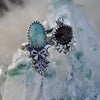Size 8, Moon&Star sets, Emerald & Garnet
