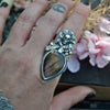 Size 9, Blooming Boneyard, Labradorite